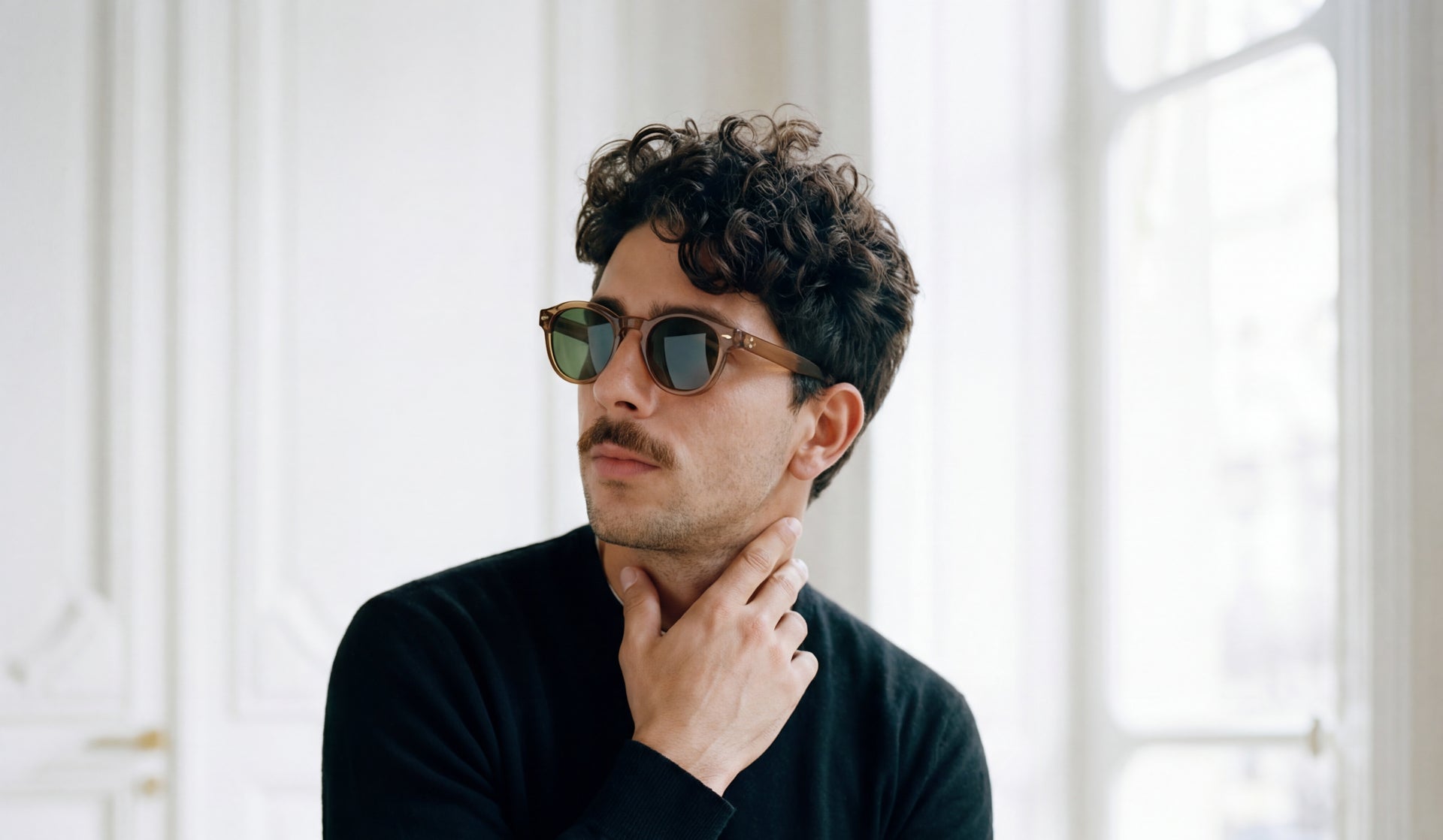 Oculos de sol Drift Eyewear Brisa Marrom Rajado